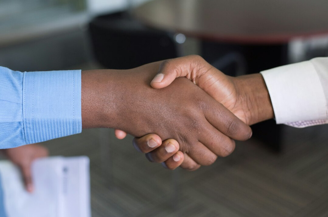 successful business handshake
